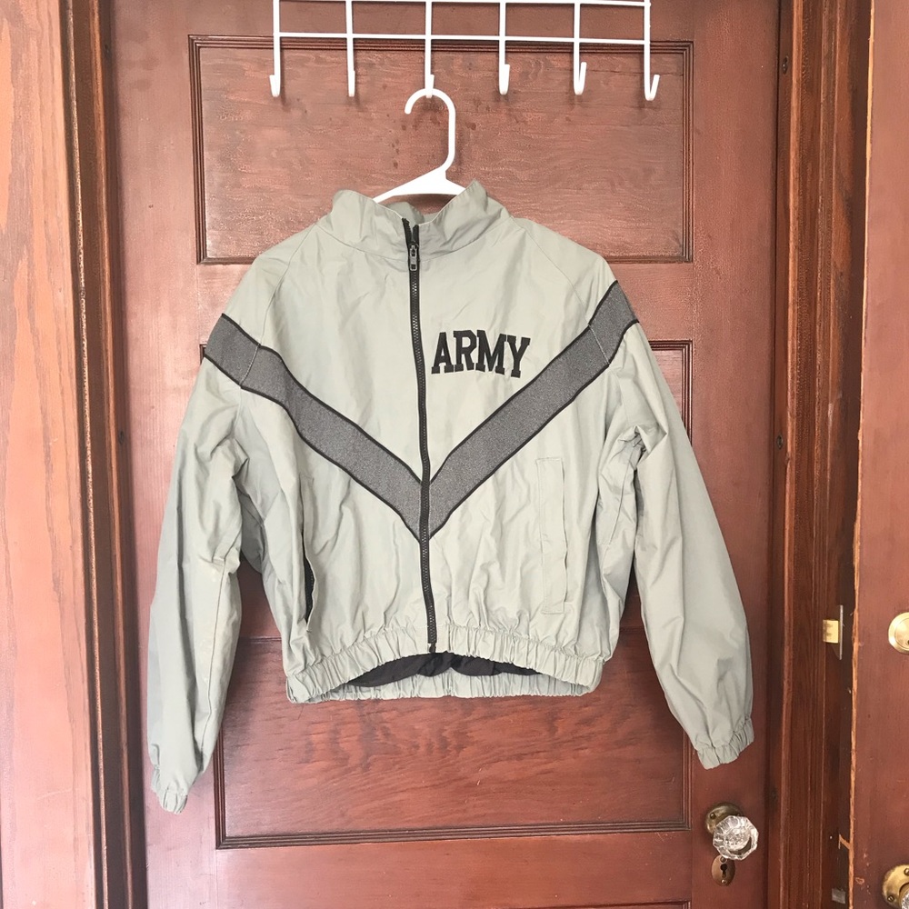 ARMY Cropped Wind Breaker Jacket